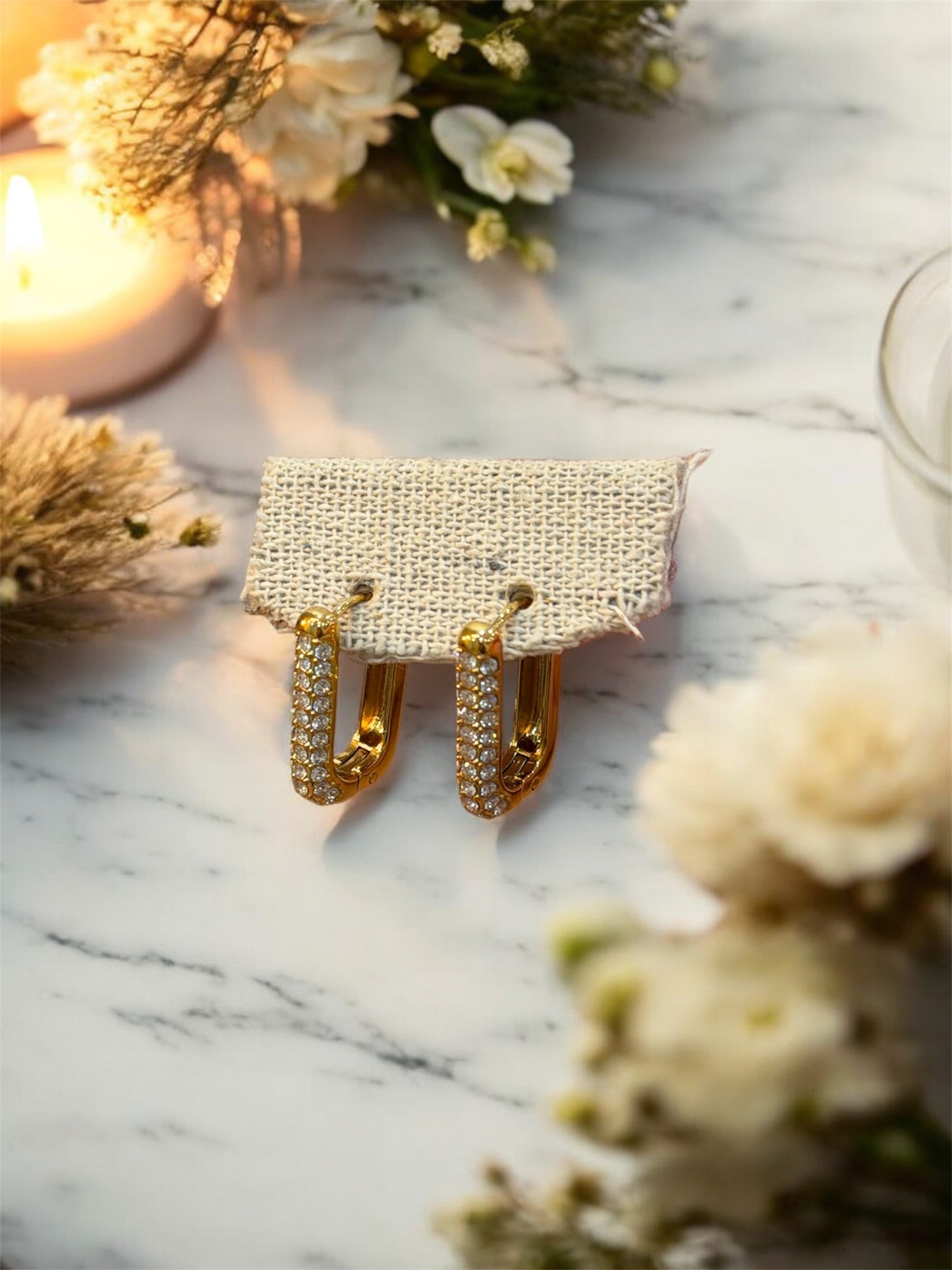 Boucles d’oreilles Quito - Acier inoxydable doré