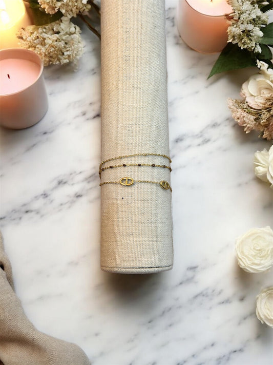 Bracelet Réglable Palikir - Acier inoxydable (plusieurs coloris)