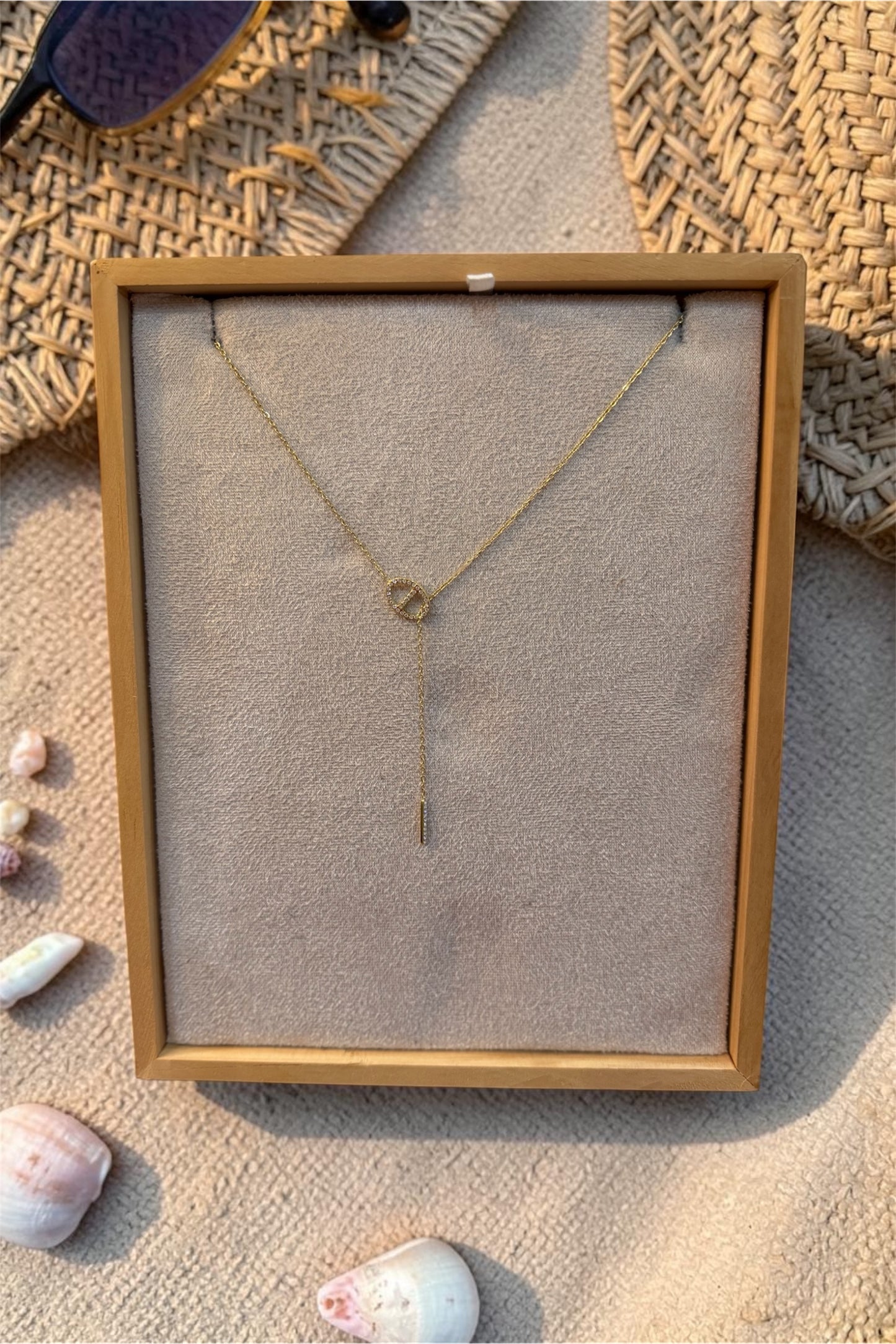 Collier Y Kolkata - acier inoxydable (plusieurs coloris)