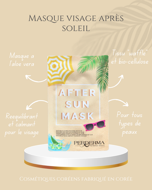 Masque visage après soleil
