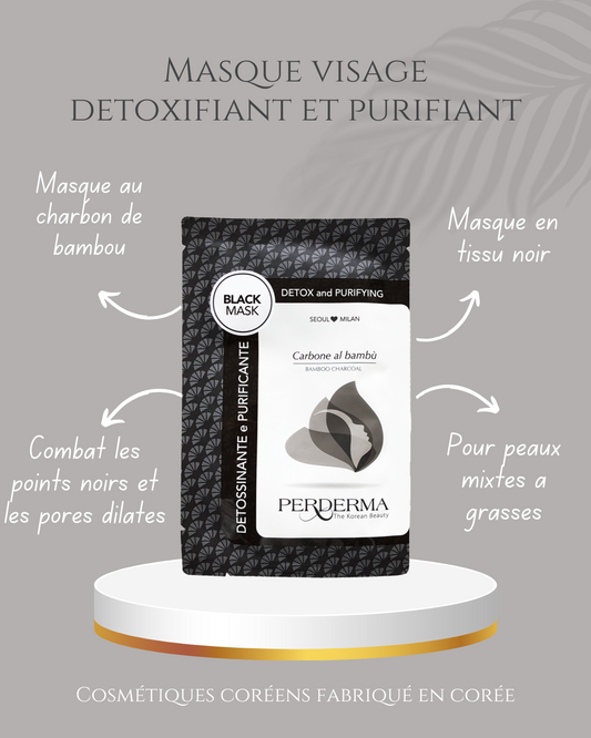 Masque visage detoxifiant et purifiant