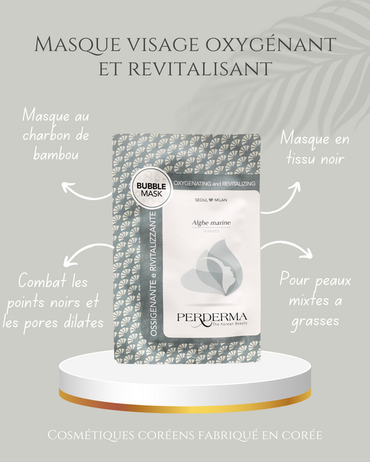 Masque visage oxygénant et revitalisant