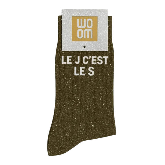 Chaussettes à paillettes femme - Le J C'est Le S