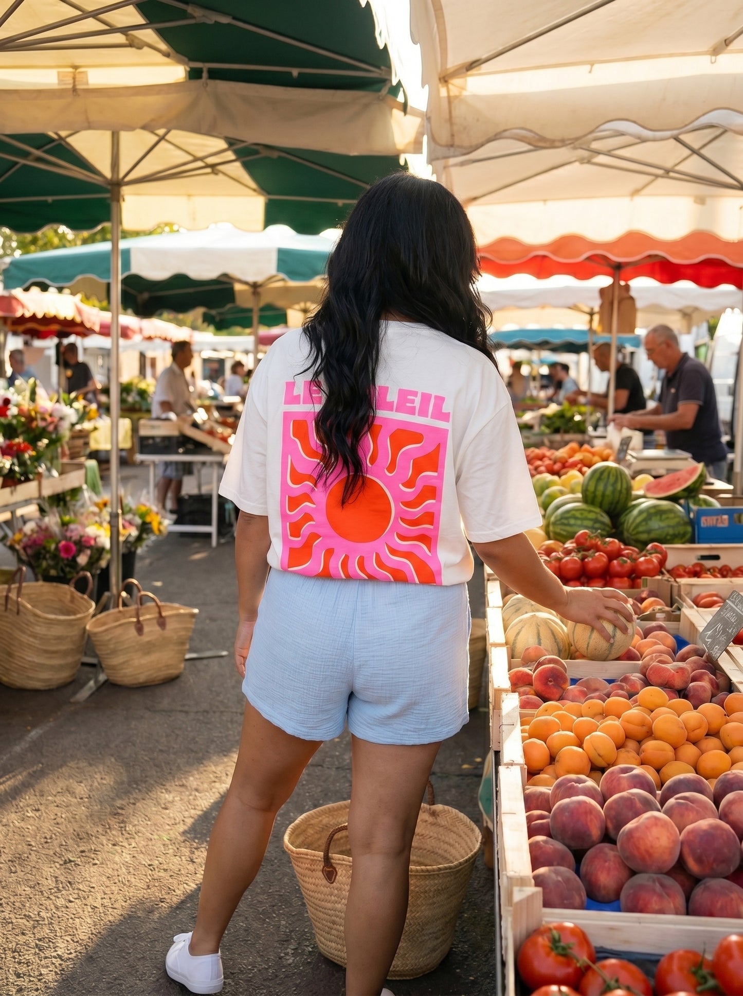 T-shirt Soleil (plusieurs coloris)