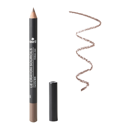 CRAYON SOURCILS CHÂTAIN CLAIR CERTIFIÉ BIO